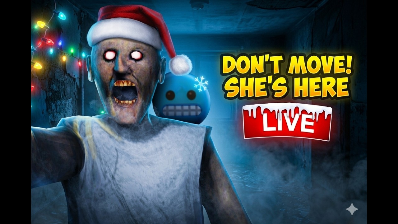 🔴 LIVE Christmas Granny 🤶🏻 Escape in DAY 1 😱