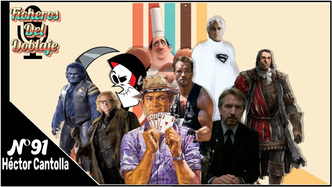 Ficheros del doblaje🎙️ - Edición nº91 (Hector Cantolla: Terence Hill x Calavera x Schwarzenegger)
