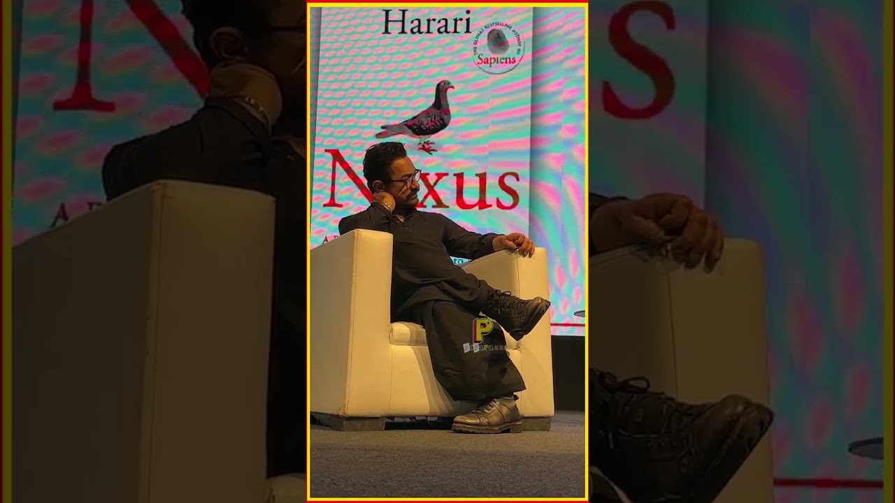 Yuval Nohal Harari Conversation With Superstar Aamir Khan For The Age AI Here At The Lalit Mumbai