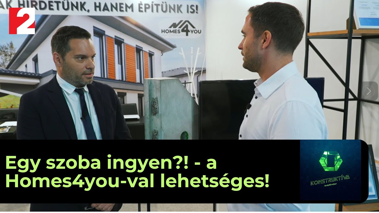 TV2-es riportunk: Egy szobát ingyen?! #homes4you Liapor technológiájával lehetséges /Konstruktíva/