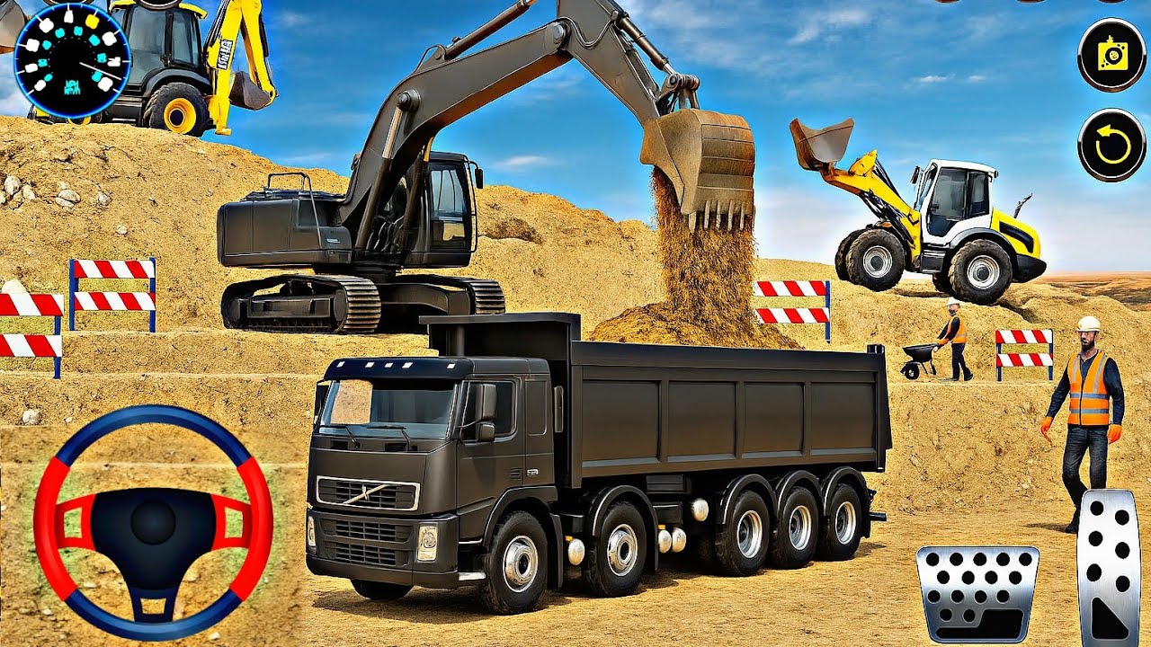Real City Construction Driving Simulator 3d | City Construction Jcb & Trucks Driving Game 
