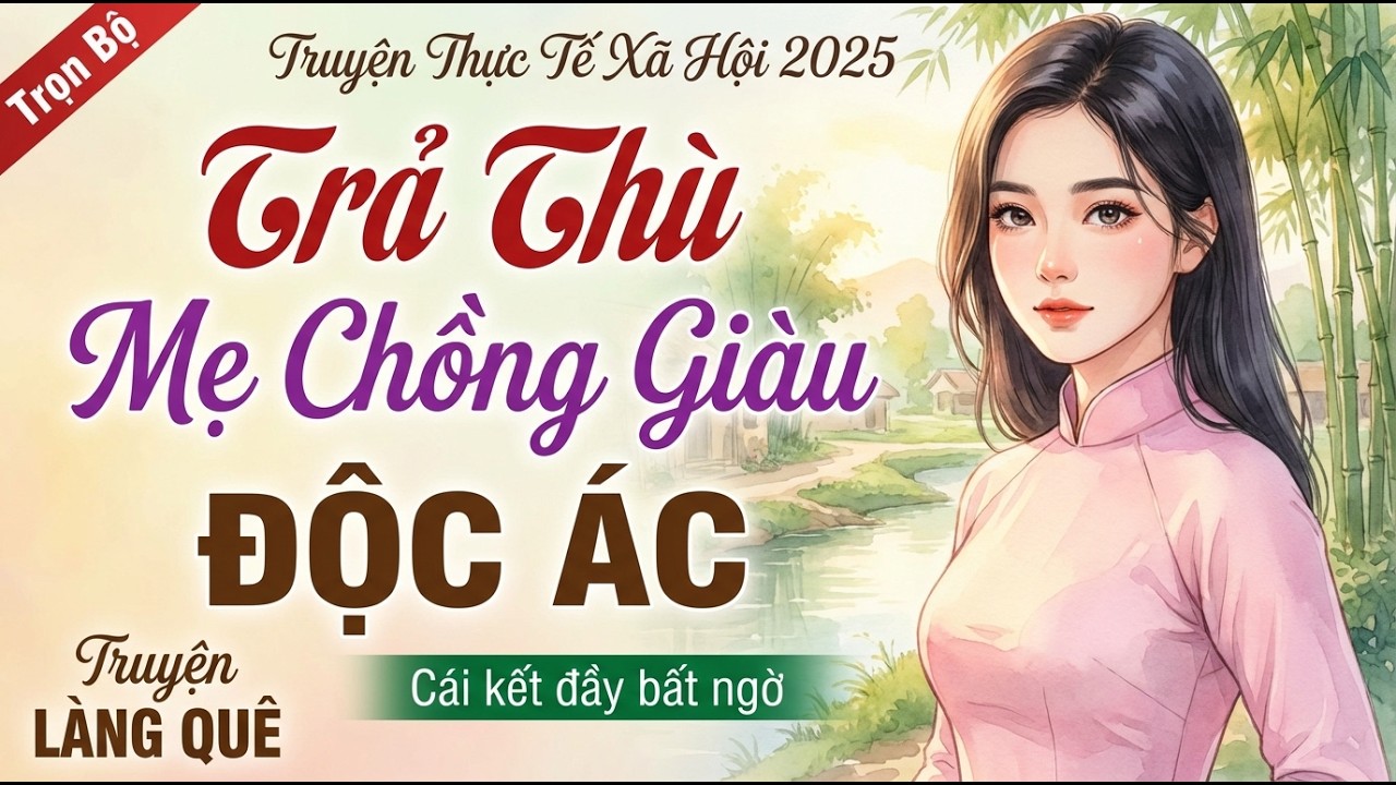 Nghe mà sướng lỗ tai： DÂU QUÊ TRẢ THÙ MẸ CHỒNG GIÀU ĐỘC ÁC - Kể chuyện làng quê ngủ ngon