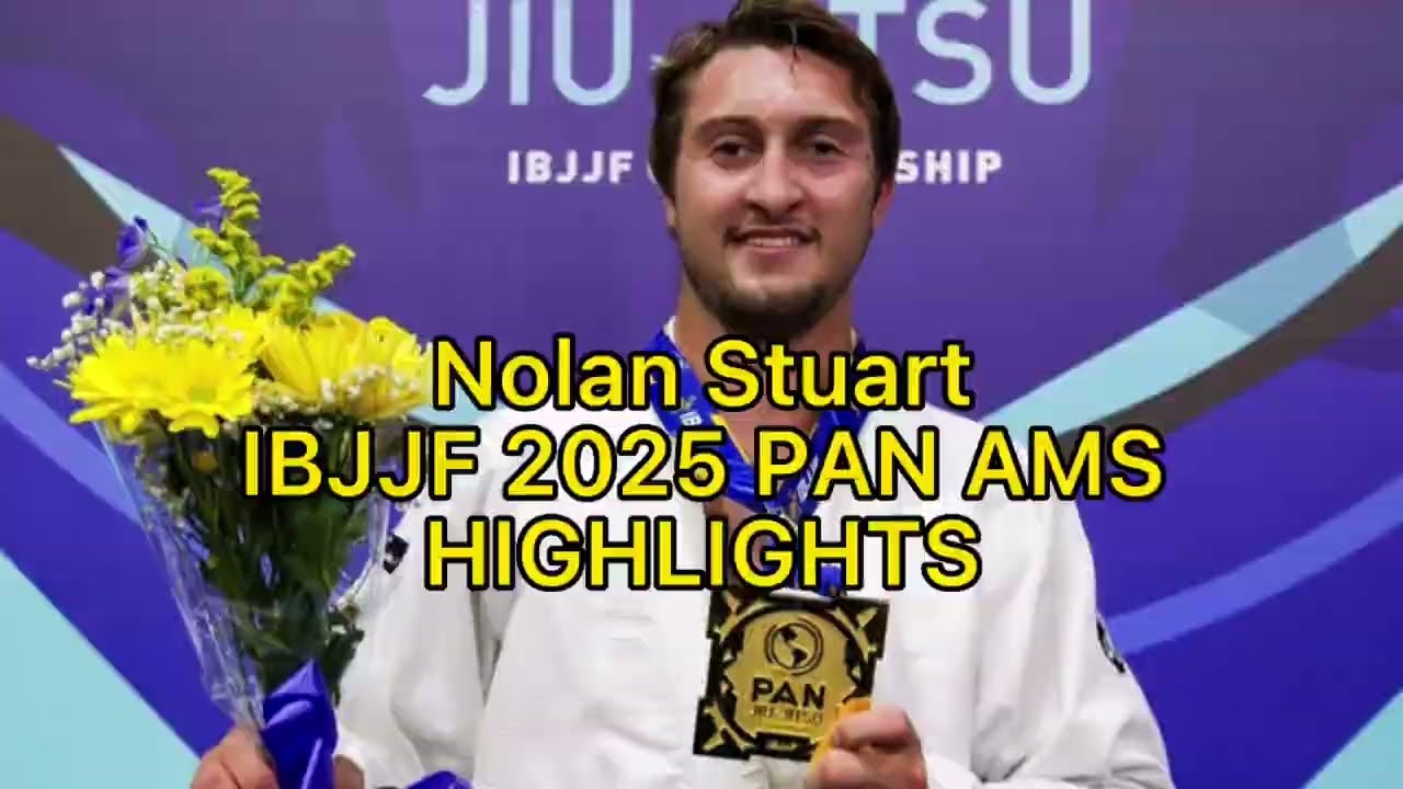 Nolan Stuart IBJJF 2025 Pan Ams Highlights. Americas next great white hope for gi jiujitsu?