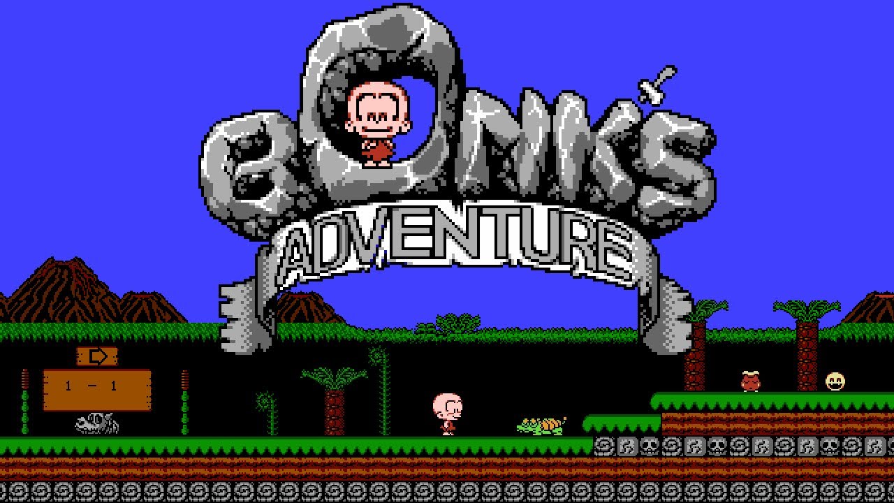 Эта игра существует! Bonk's Adventure для Nintendo!