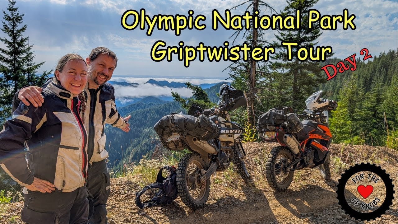Olympic Peninsula WA -  Dual Sport Ride Grip Twister Ride - Part 2