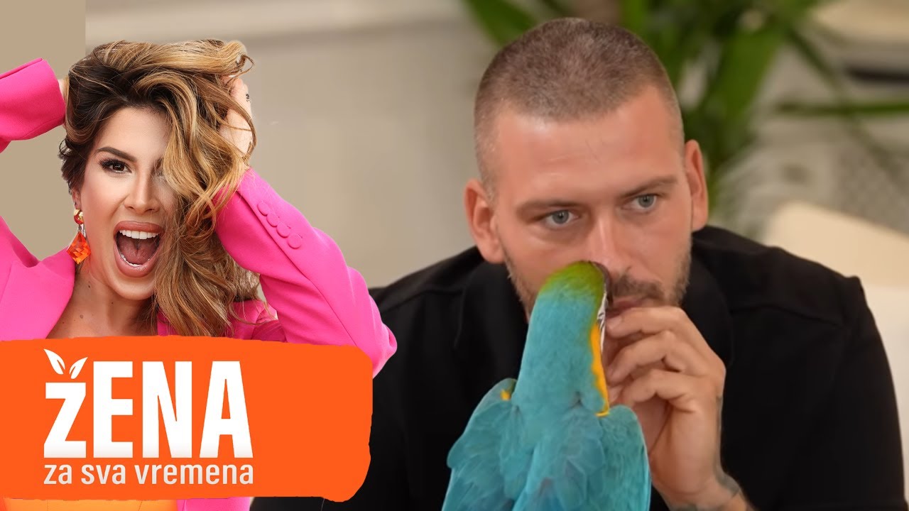 Papagaj Rio poljubio Enu Popov! | žENA ZA SVA VREMENA