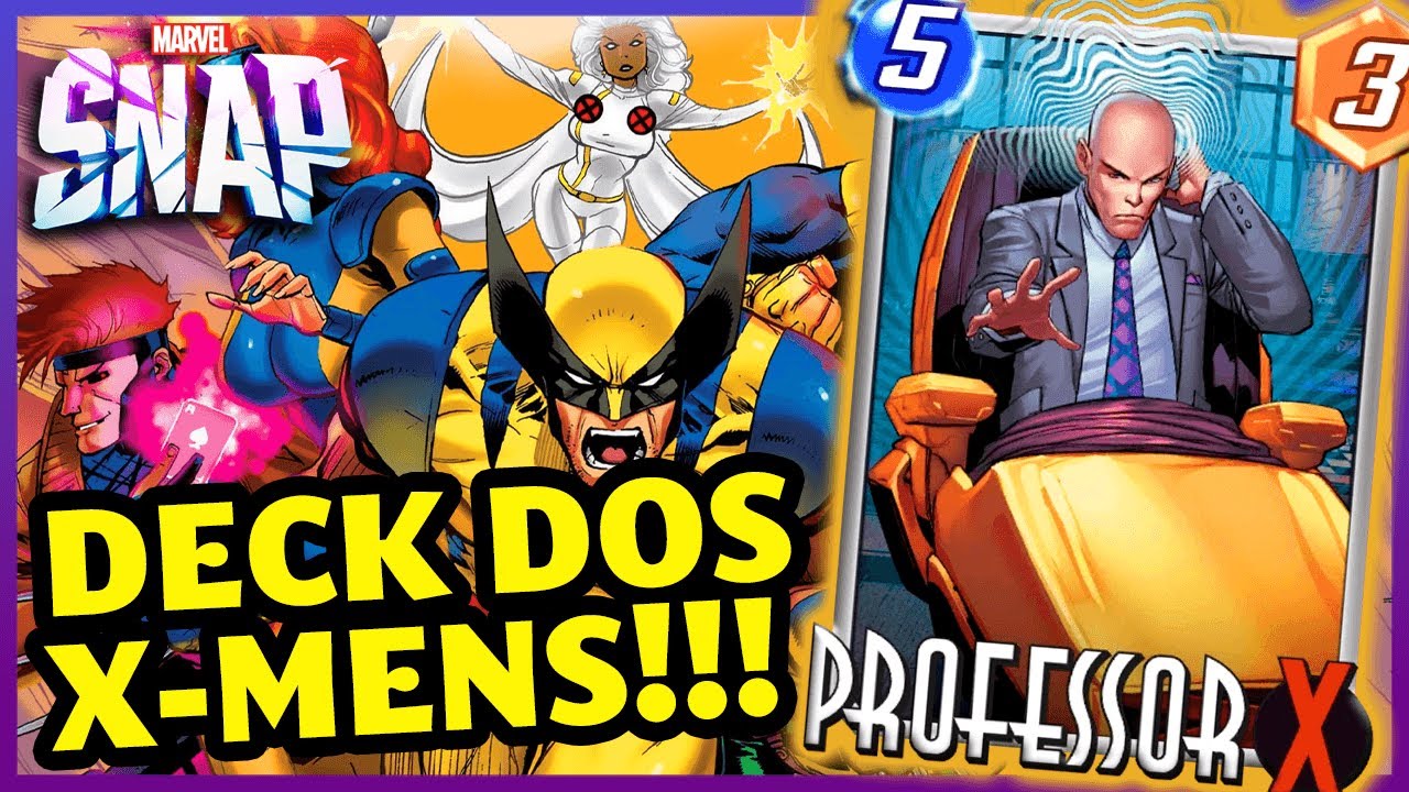 MONTEI O DECK DOS X-MENS E BATI EM GERAL NA RANQUEADA |Marvel Snap| #marcosperalta