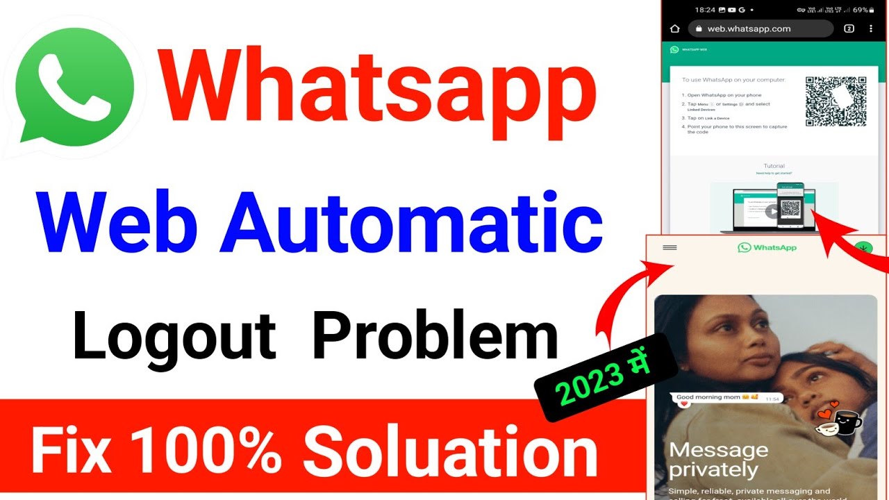 whatsapp web automatic logout problem in chrome browser | how to fix | 2023 | whatsapp web not open