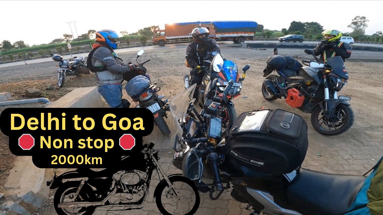 2000km in 55 Hrs 🛑 Non Stop 🛑 Delhi To Goa Ride | Bharat 360