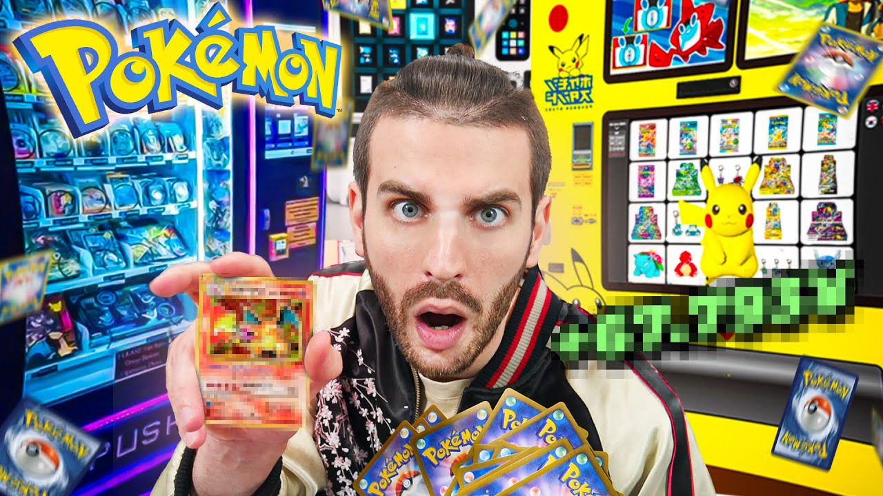 HO SPESO 50.000yen NEI DISTRIBUTORI DI CARTE POKEMON! (Pokemon Cards Vending Machine)