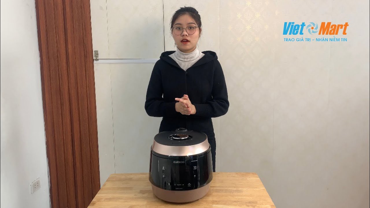 NỒI CƠM ÁP SUẤT ĐIỆN TỬ CUCKOO QS1010FG: Việt Mart Review và Hướng dẫn sử dụng.