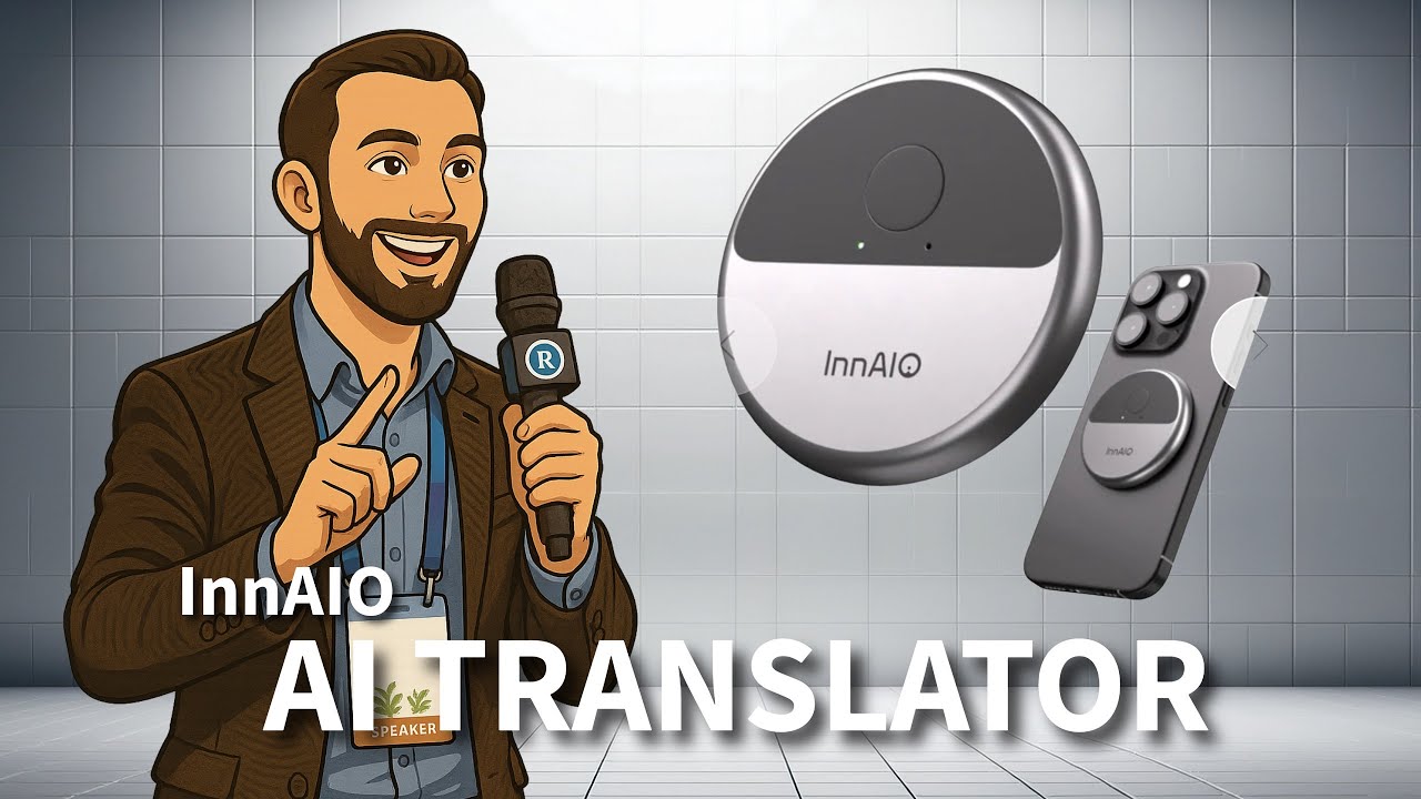 InnAIO AI Translator T10 Pro Version — более 130 языков — скорость перевода 0,5 с и точность 98%