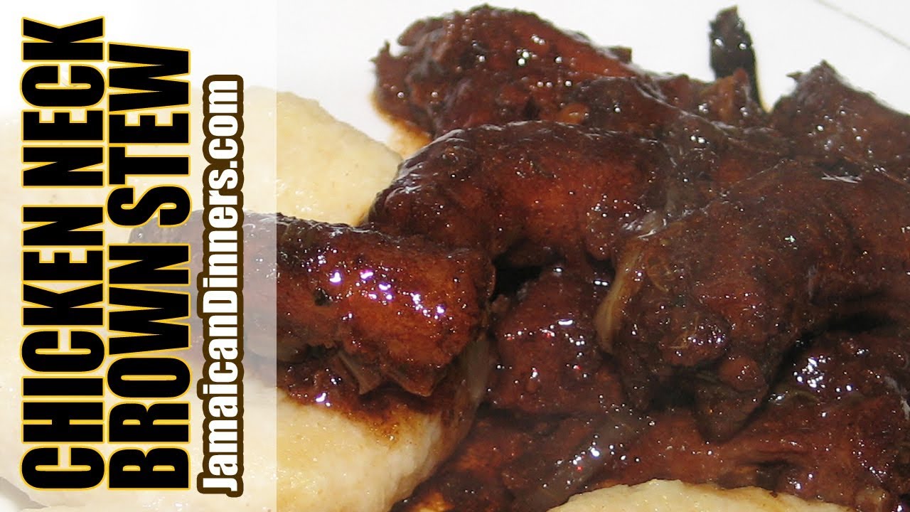 CHICKEN'S NECK BROWN STEW: Short Film #CheapfoodRecipe