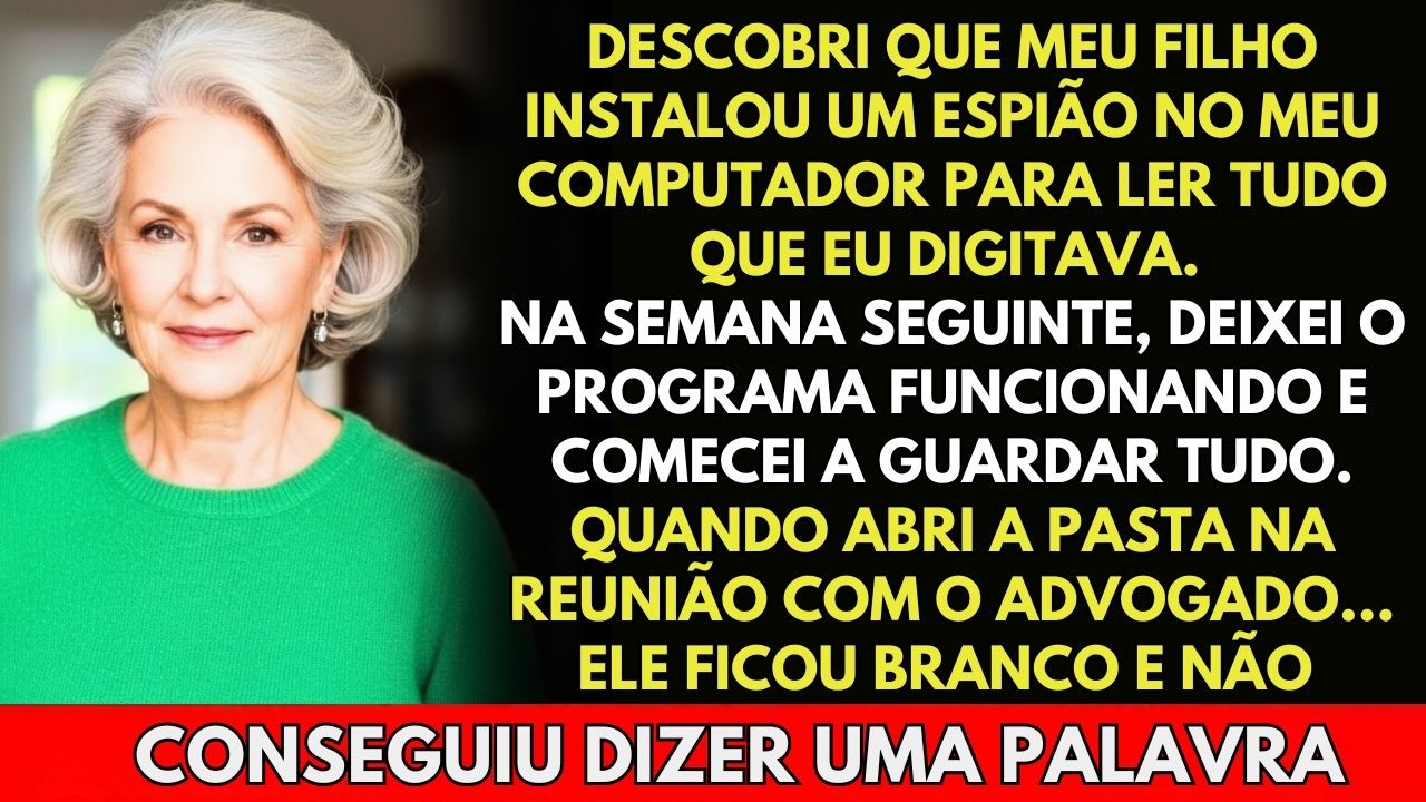 Meu Filho Instalou Um Programa Espião No Meu Computador Em Segredo... Quando Abri A Pasta Que...