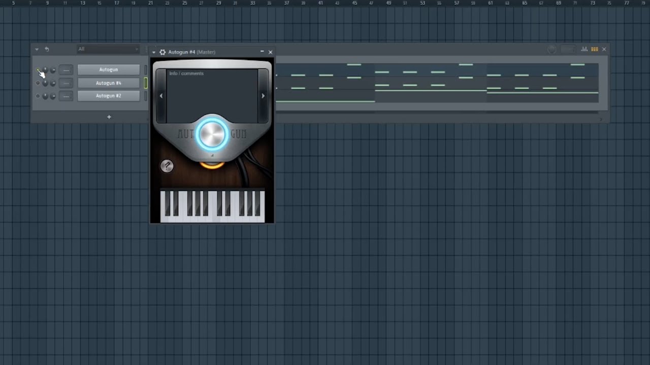 Making A Beat With FL Studio 20 Stock Plugins | Autogun Free VST Plugin