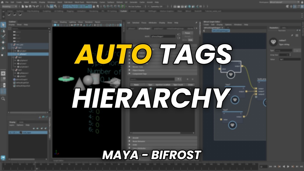 Maya Plugin – Auto Component Tags from Hierarchy