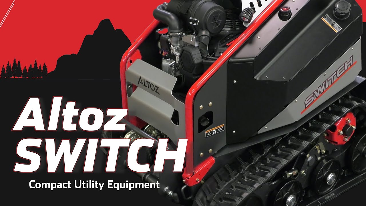 Altoz SWITCH | Tracks, Utility, & Versatility. Attachments for year-round productivity.