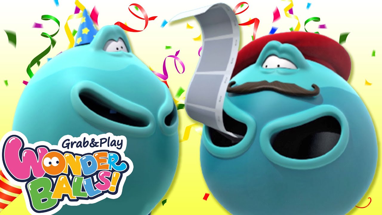 Wonderballs | Sen's Birthday Celebration | Funny Cartoon for Kids | Wonderballs Playground