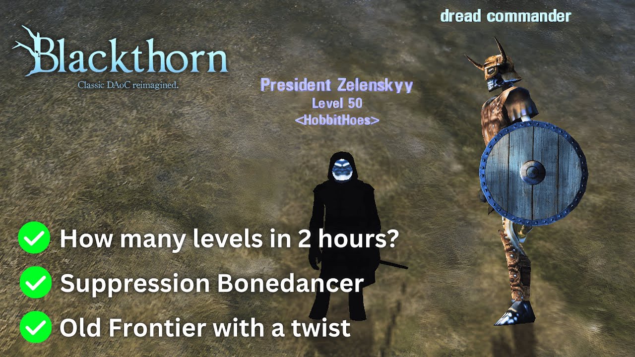 I Took Some Lowbies to Old Frontiers | DAoC Blackthorn Beta