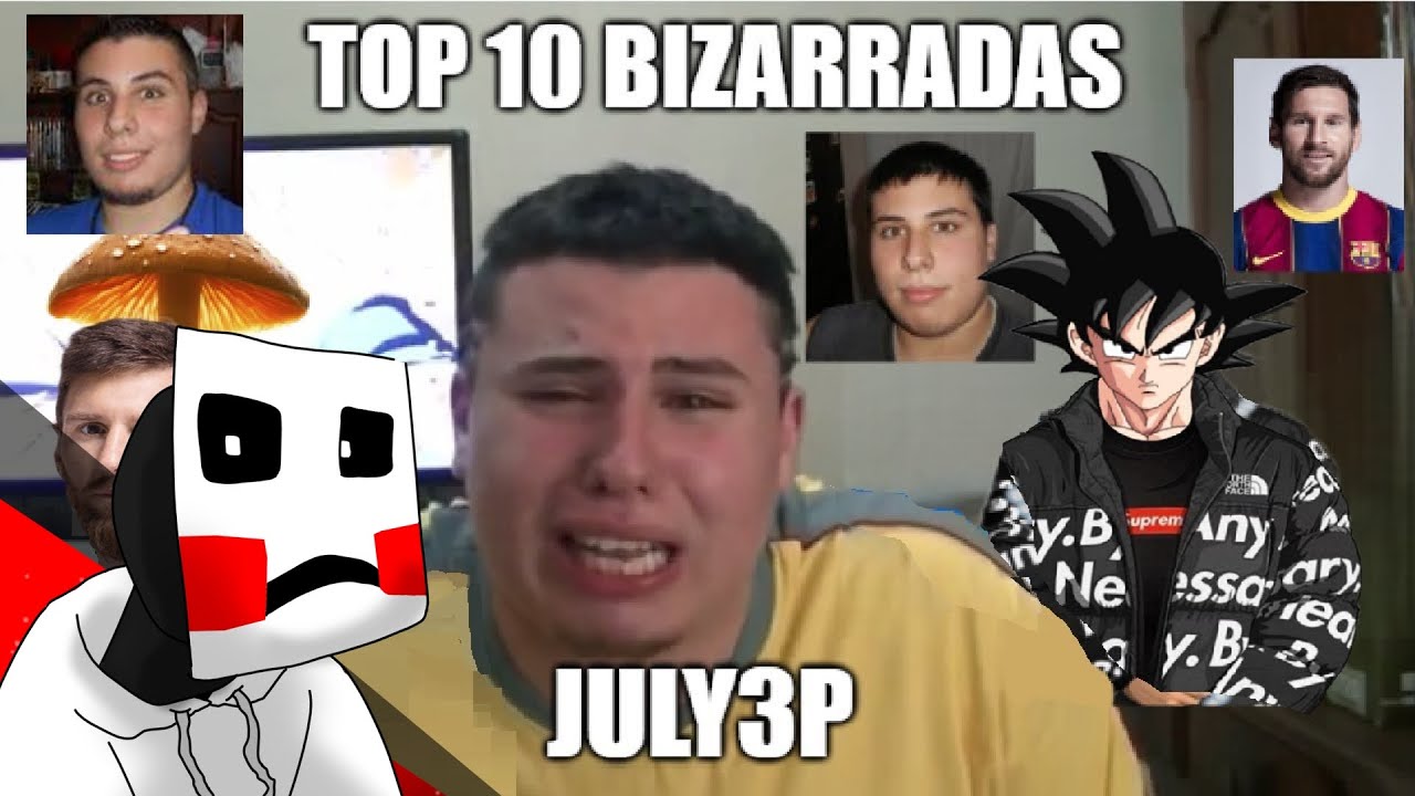CakePlayer REACCIONA a TOP 10 BIZARRADAS DE JULY3P