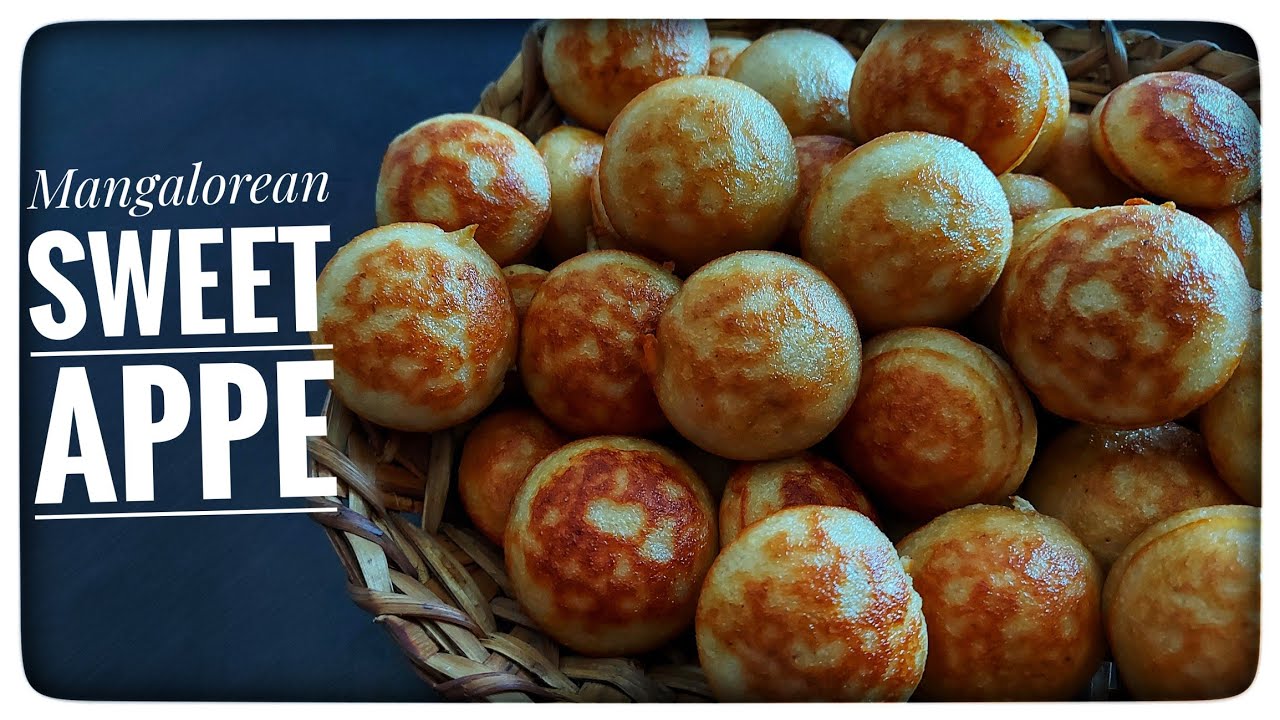 Sweet Appe/ Sweet Appam / Paniyaram/ Appadadde / Mangalorean sweet Appam / Rice appe/ Paddu