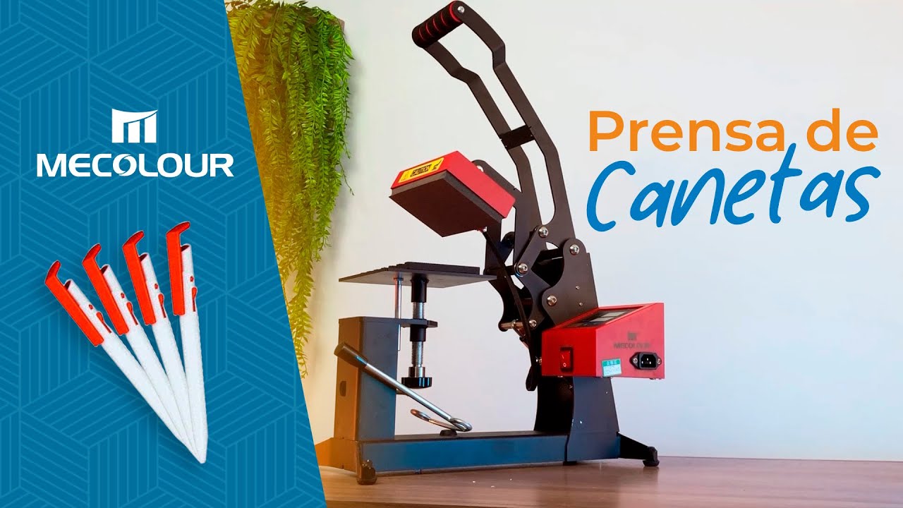 Prensa de canetas para transfer da Mecolour