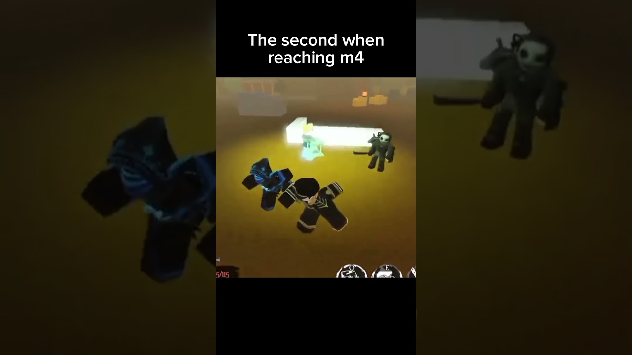 The Second When Reaching Milestone 4 #forsaken #gubby #roblox