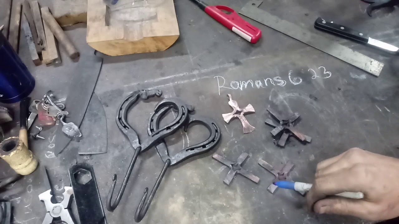 Forging A Copper Cross