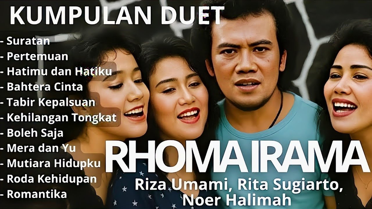 RHOMA IRAMA FT RIZA UMAMI, ELVY SUKAESIH, NOER HALIMAH, RITA SUGIARTO FULL ALBUM 2
