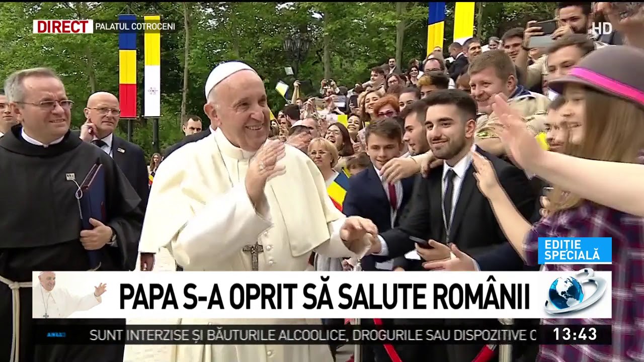 Oprirea surprinzătoare a lui Papa Francisc în faţa românilor