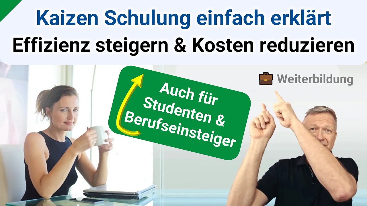 Lean Six Sigma & Kaizen einfach erklärt ✅ Qualität steigern & Verschwendung eliminieren!