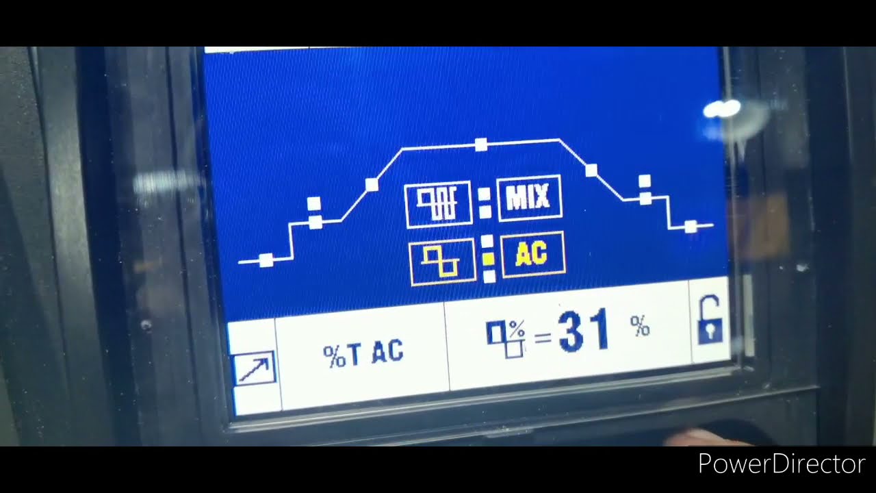 GYS 220 ac/dc tig AC mix mode advanced AC mode