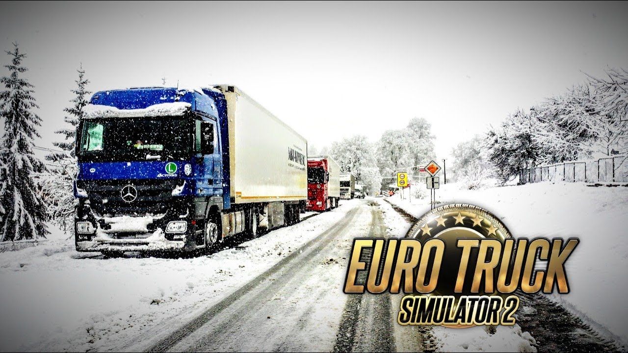 ЄВРОПУ СНІГОМ ЗАМЕЛО!! Euro Truck Simulator 2