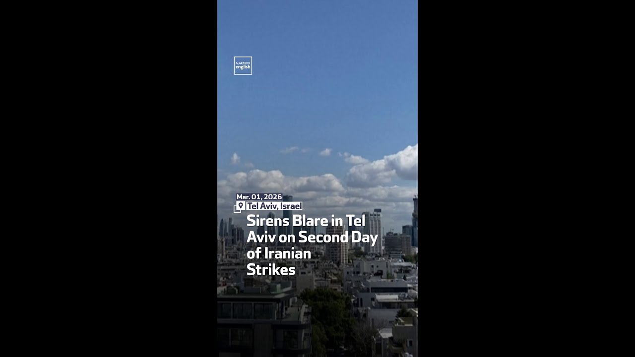 Sirens Blare in Tel Aviv on Second Day of Iranian Retaliatory Strikes