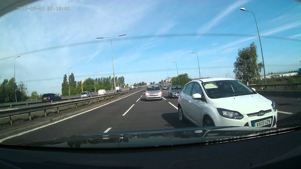 U turn off the motorway