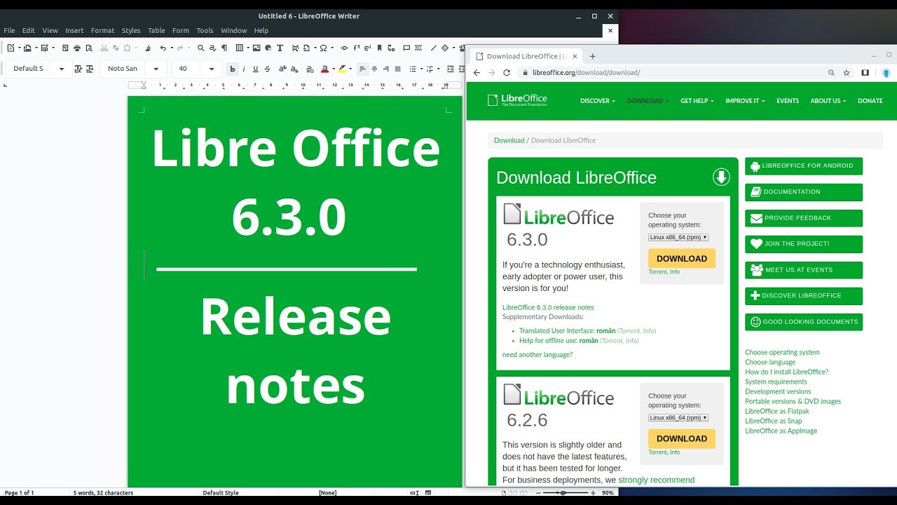 LibreOffice 6.3 - Release notes - What's new