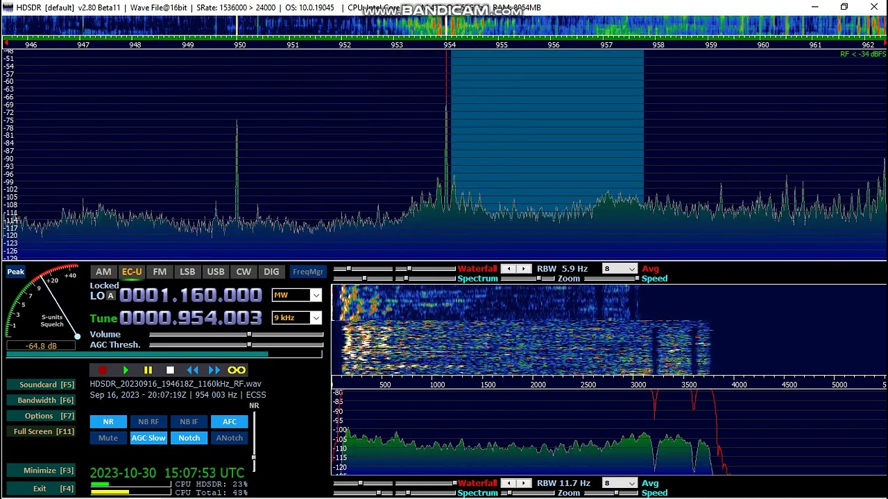 954kHz, Chien Kuo Broadcasting Station (engl)