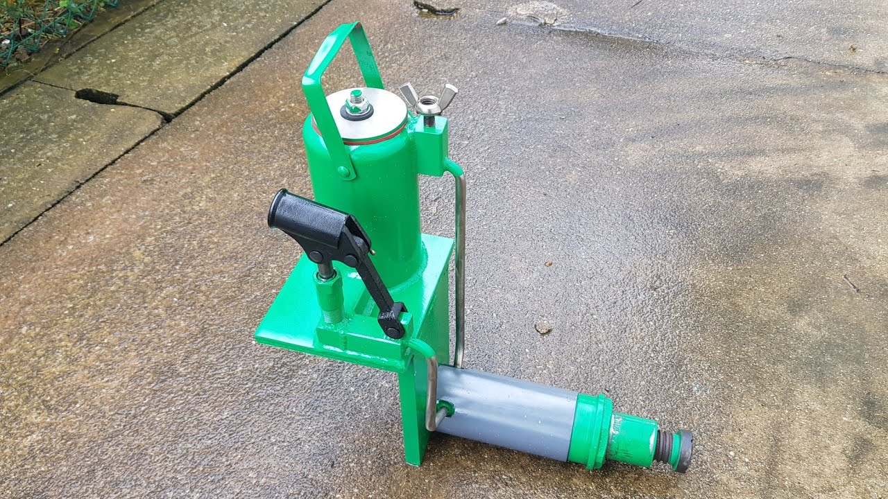 Hydraulic Bottle Jack Modification / HORIZONTAL Position / Tutorial