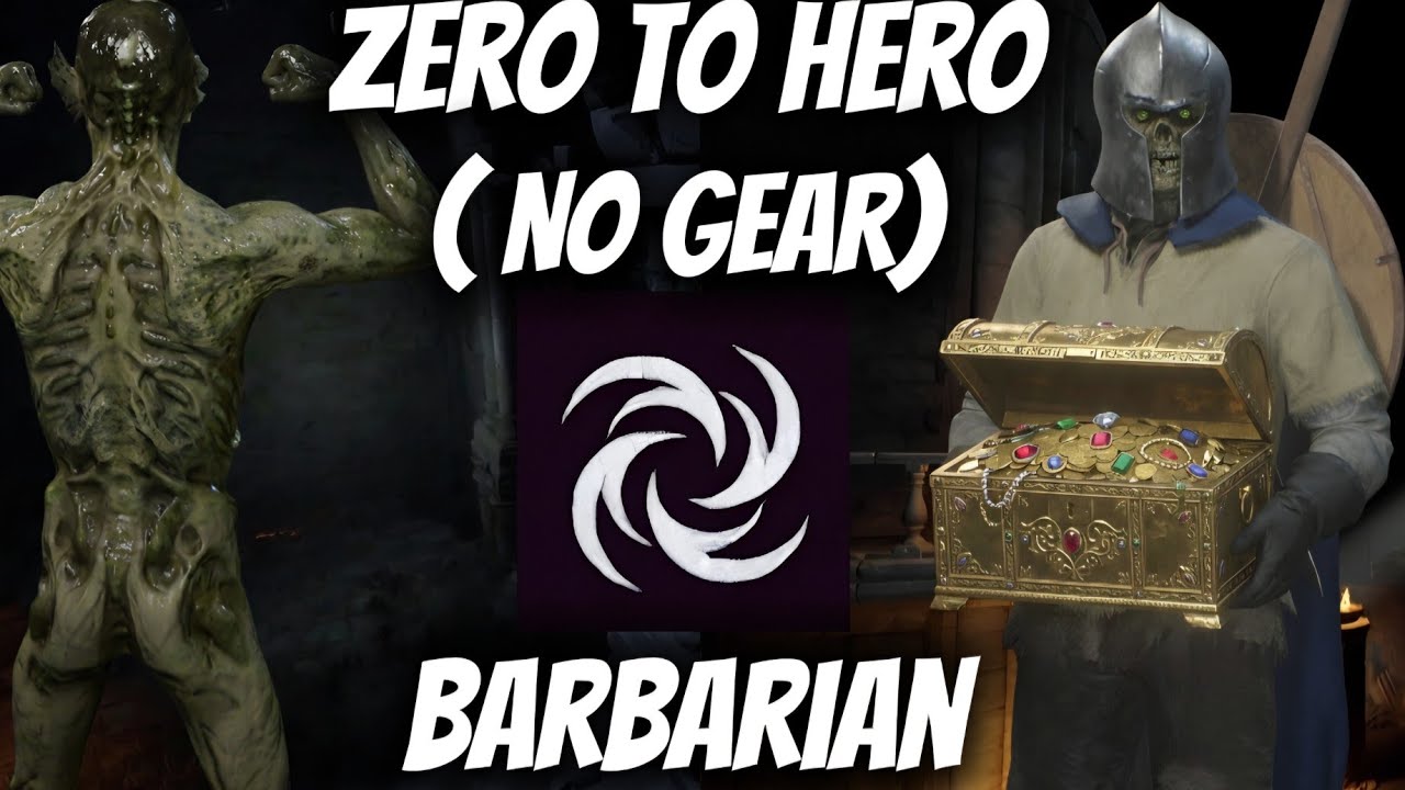 BARBARIAN Zero to Hero ( NO GEAR ) | Dark and Darker