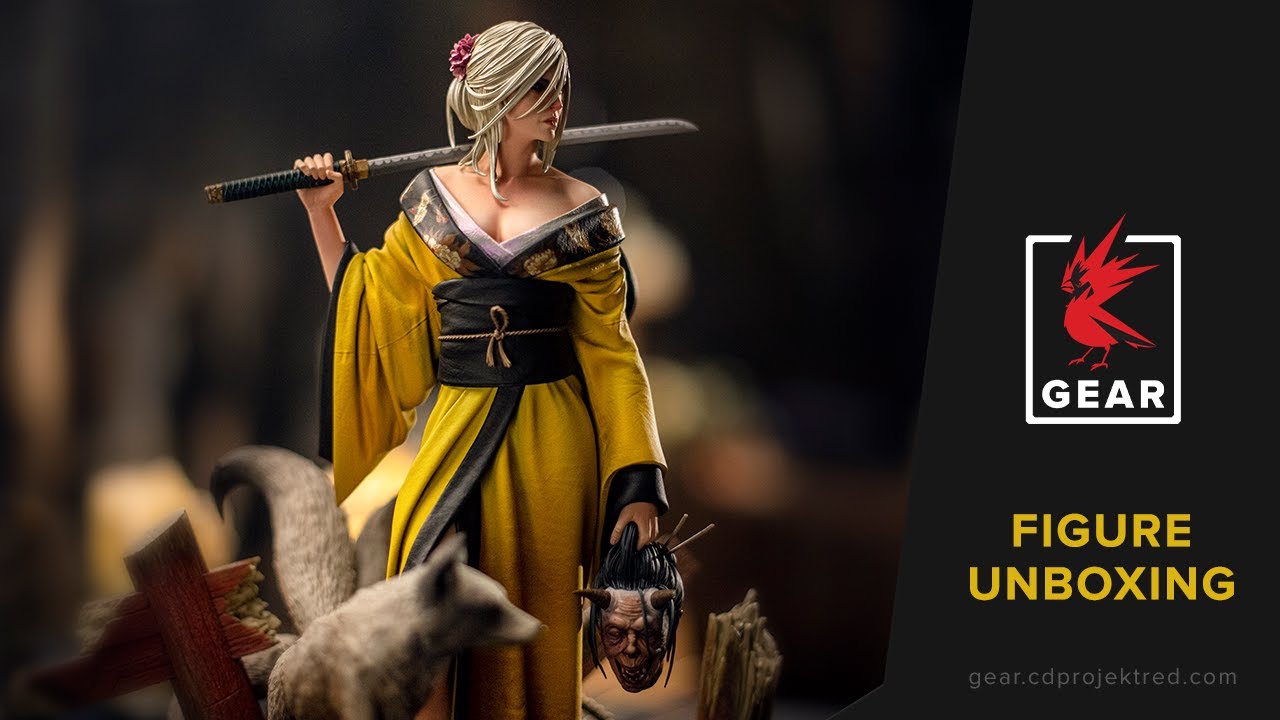 CD PROJEKT RED GEAR | Ciri and the Kitsune Figure Unboxing
