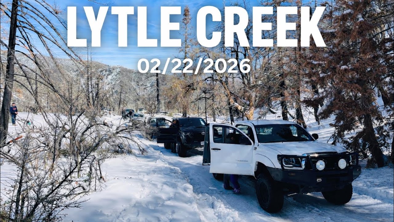 ¡Se Nos Arruinó la Tacoma en la Nieve! ❄️ Lytle Creek 4x4 02/22/2026