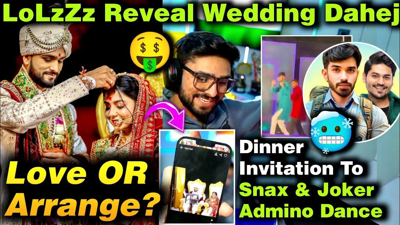 LoLZzz Love OR Arrange Marriage & Stream With Bhabhi ❤️Invite Snax & Joker Dinner 🍽️ Admino Dance 🤣