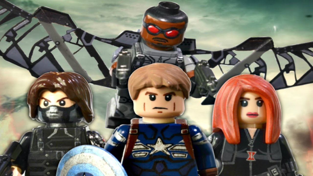 LEGO Marvel: Минифигурки «Первый мститель: Другая война» — Витрина