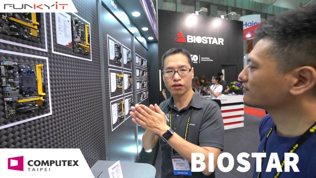 BIOSTAR Motherboards and their Racing Series - Computex 2016 with Funkykit.com