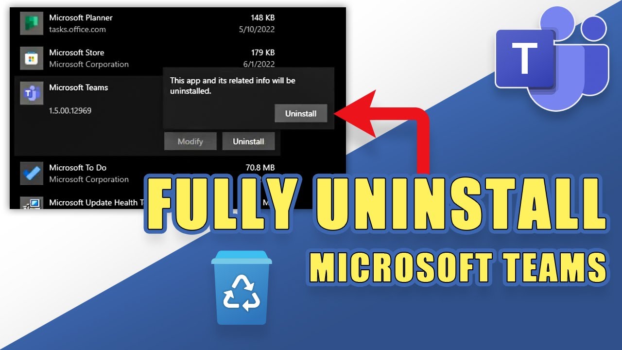 How to COMPLETELY Uninstall Microsoft Teams (Remove Fully!)