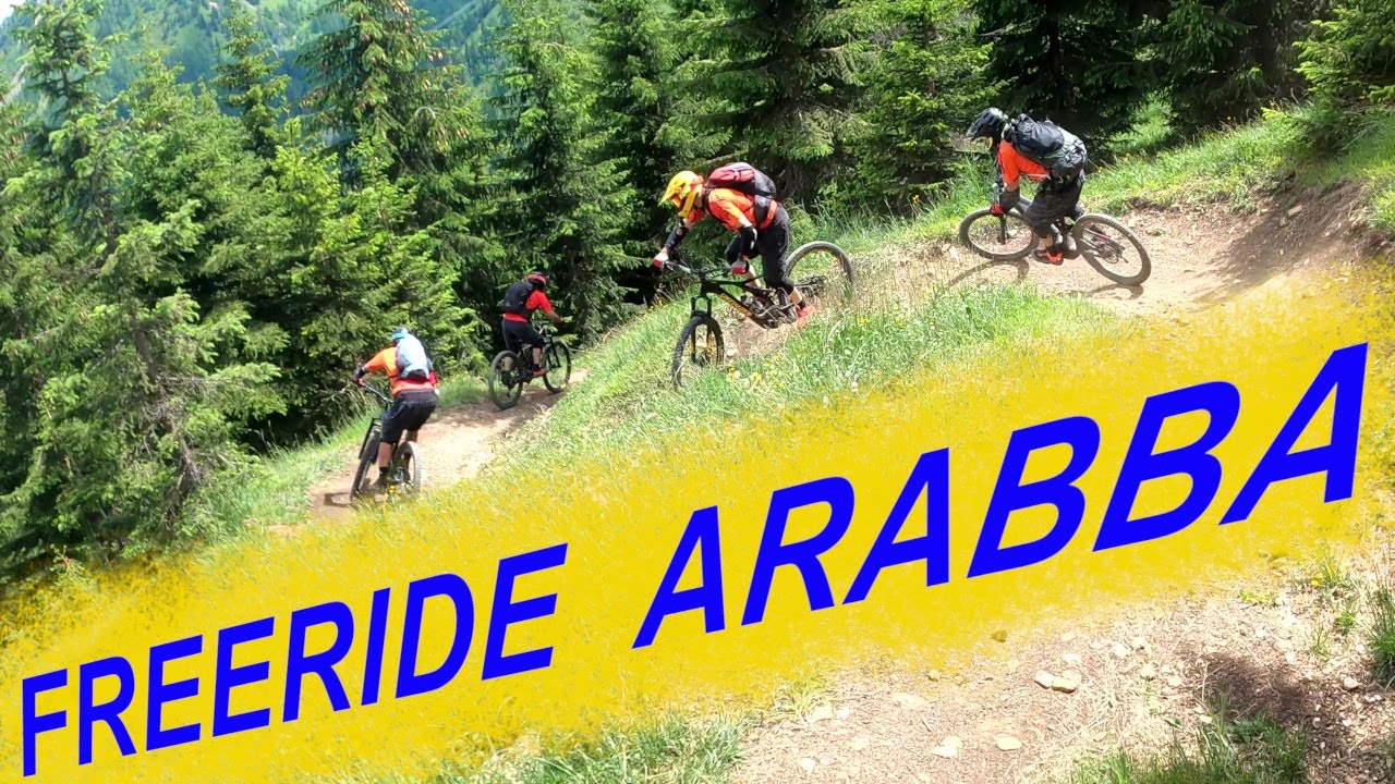 MTB Dolomiti Sellaronda 03.07.2021 sentiero FREERIDE ARABBA