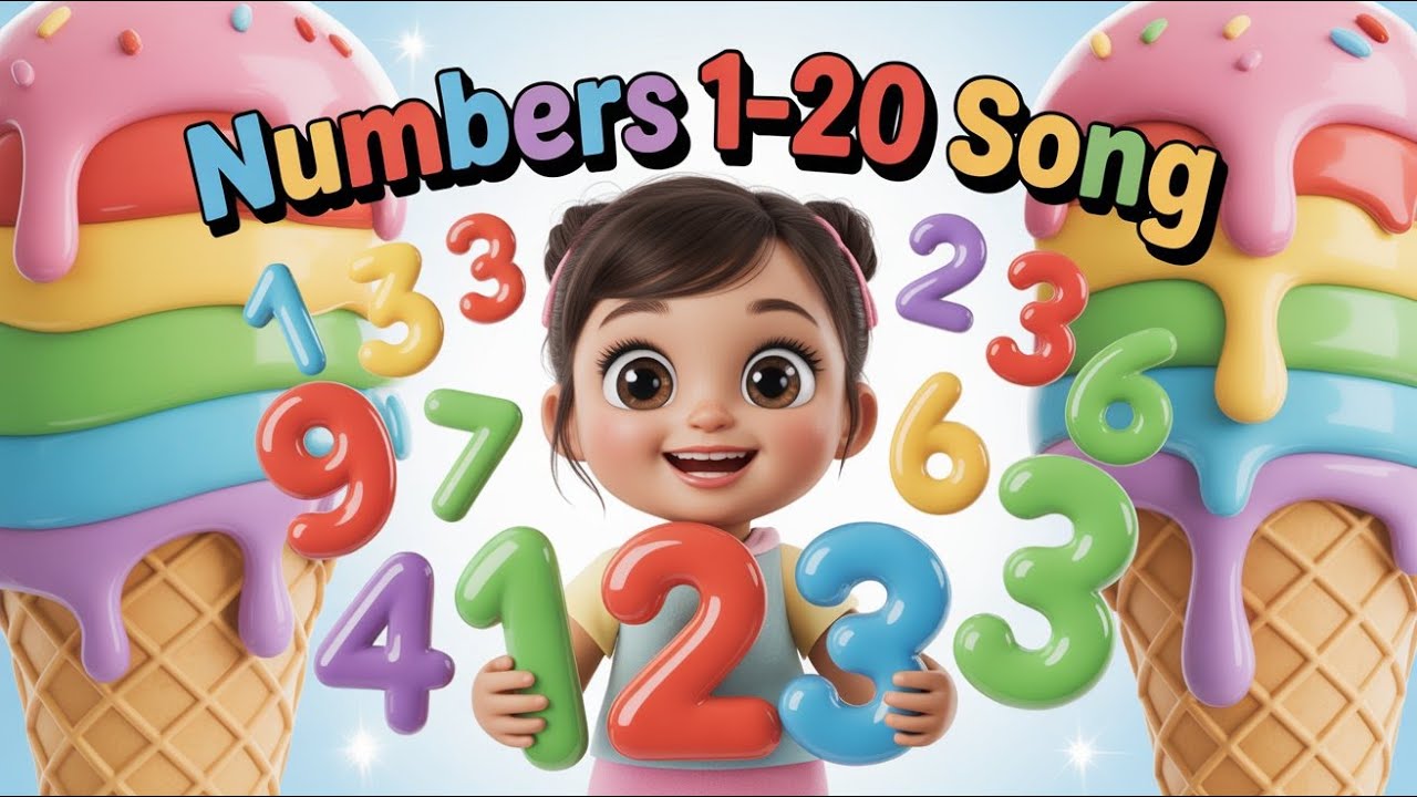 Learn Numbers 1–20 | Kids Counting Song with Shan & Friends