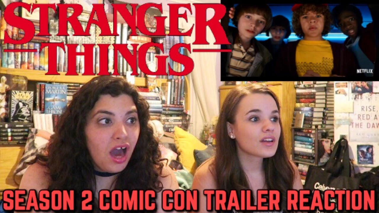 STRANGER THINGS SEASON 2 COMIC CON TRAILER REACTION