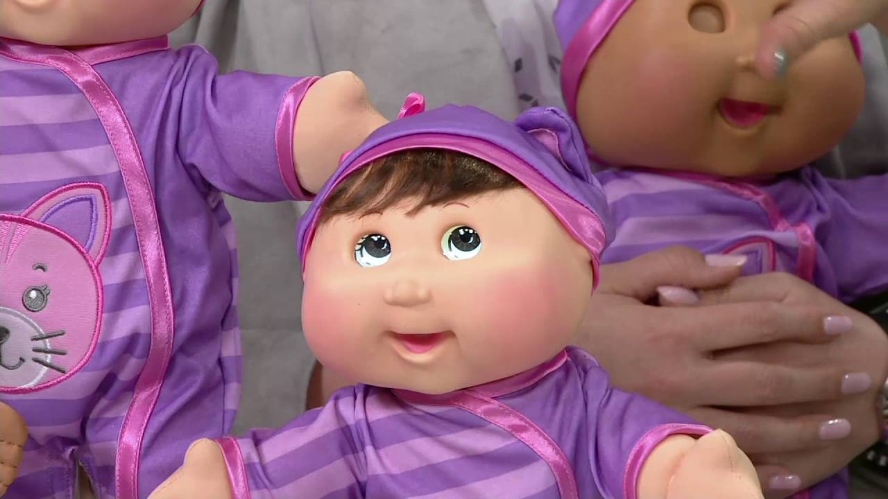 Кукла Cabbage Patch Kids 14 дюймов, анимированная, как настоящая, на QVC