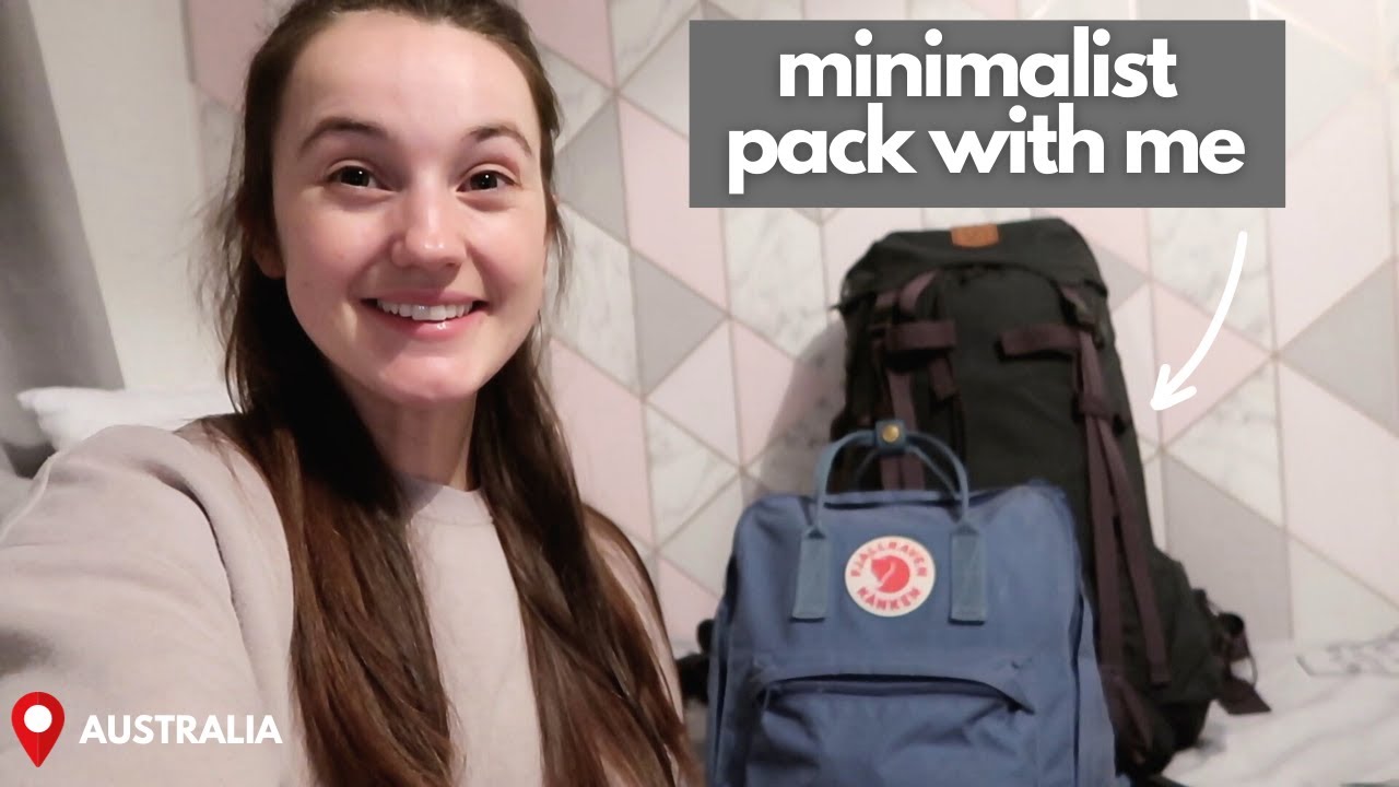 Minimalist pack with me for 3 months backpacking (3 different continents) | Fjallraven Kajka 35L